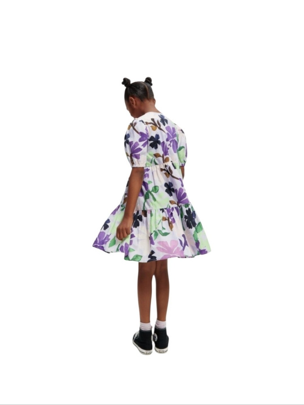 Scotch & Soda Girls' Mauve Floral Print Size 16 - Picture 6 of 11